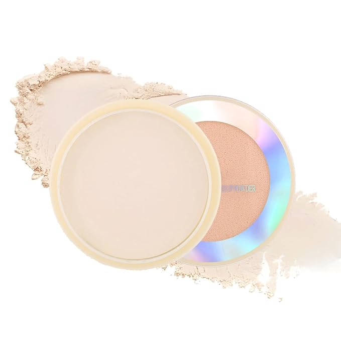 Oil Control Face Pressed Powder, Ultra-Fine Lightweight Face Powder, Soft-focus Matte Finish, Sheer Coverage, Lasting Oil Control, Light Skin Tone(02#)-Velvo Beauty