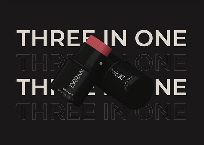 3 in 1 Natural Ingredient 90% Organic Blusher Stick For Lips, Eyes, & Cheeks, Hydration And Natural Beauty Apply directly And Blend With Fingertips, Small Enough to Carry (PINK BLOSSOM)-Velvo Beauty