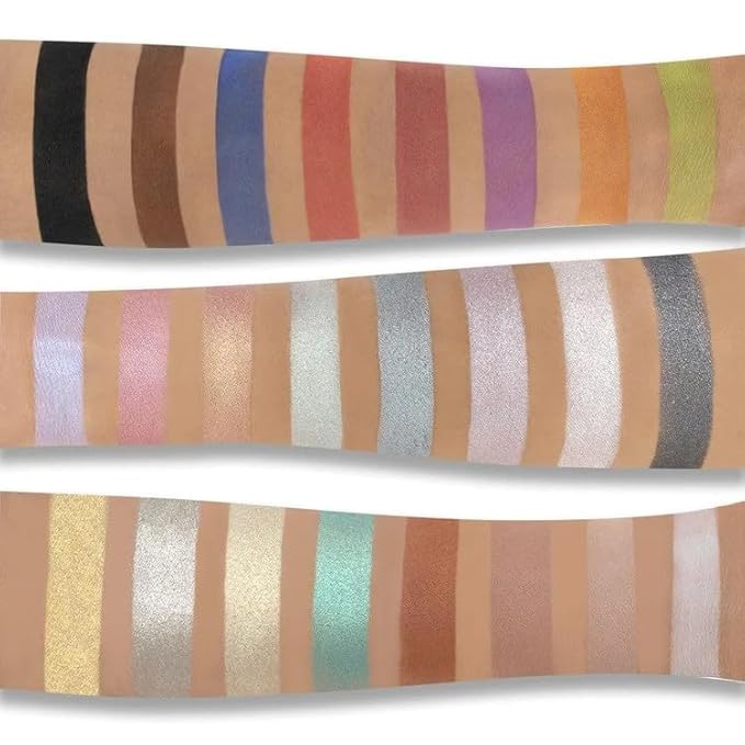 24 Shades Eyeshadow Palette - Festive Luxury Vibrant Bold Full-Color Pigment Long Lasting Matte Shimmer Eye shadow Palette (Malibu)-Velvo Beauty