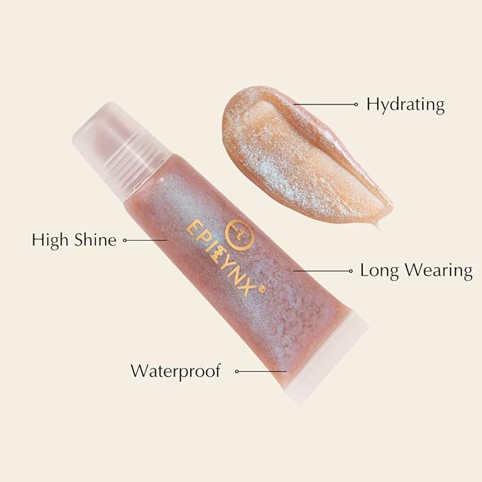 Fun Colors Vegan Lip Balm - Lightweight, Moisturizing Formula for Hydration and Long Lasting Wear - Allergen Free for Sensitive Skin - Mysterious Shimmer EPILYNX by Dr. Liia-Velvo Beauty