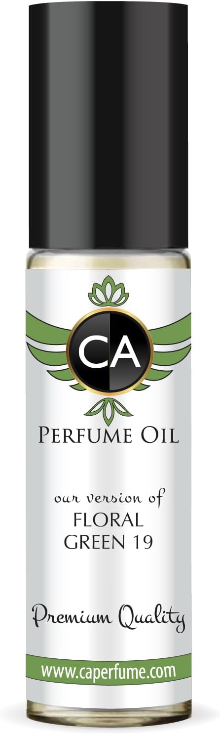 CA Perfume Impression of Floral Green 19 For Women Replica Fragrance Body Oil Dupes Attar Roll-On 0.3 Fl Oz/10ml-X1-Velvo Beauty