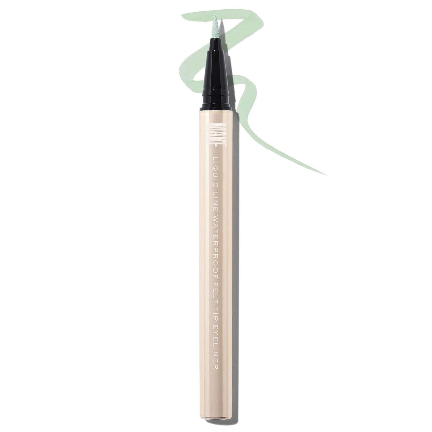 MAKE Beauty Liquid Line Waterproof Liquid Eyeliner Pen. Smudge-Proof Felt Tip for Precise Application of Lines, Wings, and Graphics. Long Lasting Eye Liner - Shade, Planetary-Velvo Beauty