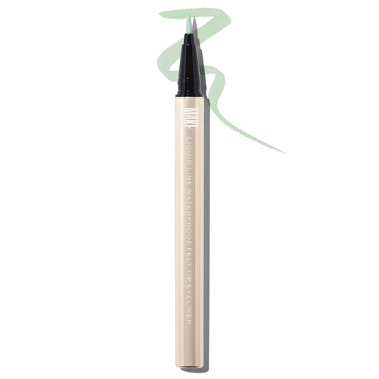MAKE Beauty Liquid Line Waterproof Liquid Eyeliner Pen. Smudge-Proof Felt Tip for Precise Application of Lines, Wings, and Graphics. Long Lasting Eye Liner - Shade, Planetary-Velvo Beauty
