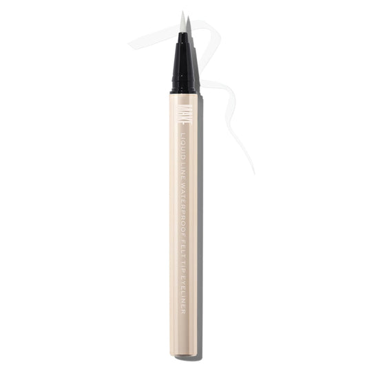 MAKE Beauty Liquid Line Waterproof Liquid Eyeliner Pen. Smudge-Proof Felt Tip for Precise Application of Lines, Wings, and Graphics. Long Lasting Eye Liner - Shade, Optical. White Eyeliner-Velvo Beauty