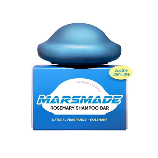 Rosemary Shampoo Bar 2.0 - Hydrating & Moisturizing Natural Hair Soap Bar Shampoo for Hair Volume & Scalp Nourishment - Bathing Soap Solid Shampoo for All Hair Types (120g, 4.23oz)-Velvo Beauty