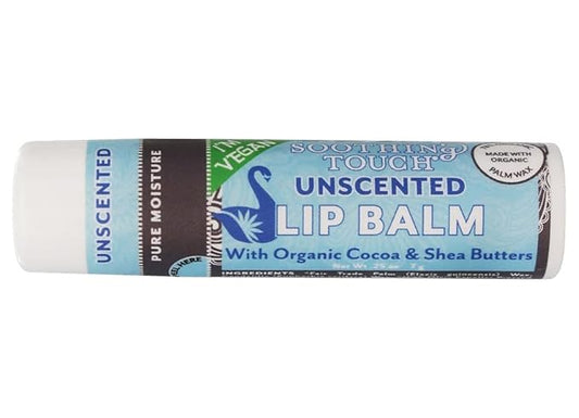 Soothing Touch - Vegan Lip Balm Unflavored - 0.25 oz.-Velvo Beauty