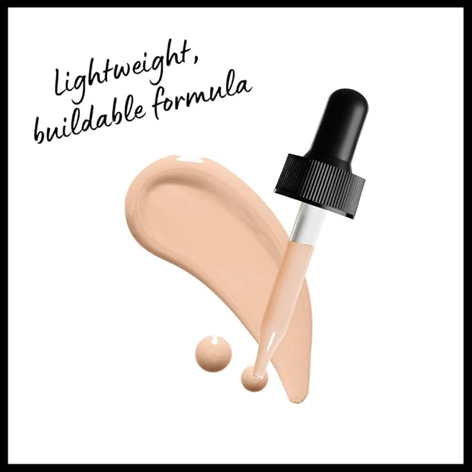 NYX PROFESSIONAL MAKEUP Total Control Pro Drop Foundation, Skin-True Buildable Coverage - Light Ivory-Velvo Beauty