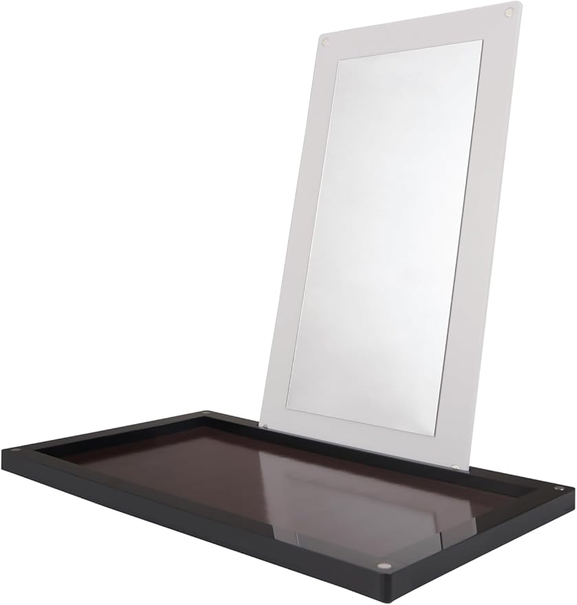 Acrylic empty Magnetic Eyeshadow Palette Makeup Palette empty with glass mirror DIY depotting palette for Eyeshadow dABL2-1(1 layer))-Velvo Beauty