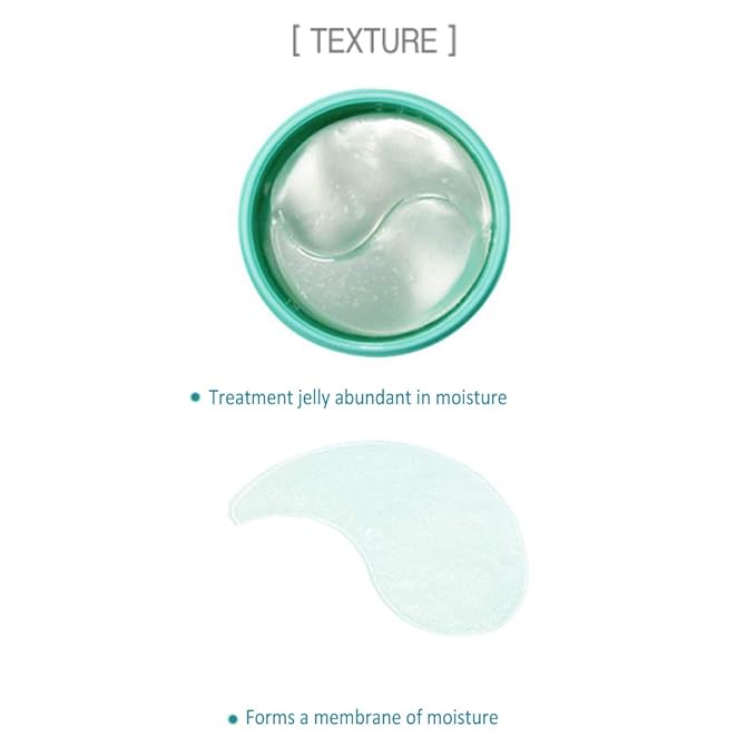 MIZON Triple Hyaluronic Acid Eye Gel Patches – Hydrogel Eye Masks with Seaweed Extract for Deep Hydration, Plumping & Soothing – 60 Pcs Under-Eye Treatment for Dryness & Fine Lines-Velvo Beauty