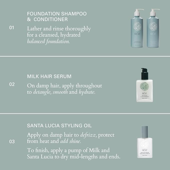 RŌZ Foundation Shampoo For All Hair Types & Textures | Hydrating, Balancing & Cleansing For Healthy Hair| Vegan, Color-Safe, Free of Silicone, Paraben, SLS | Strengthens & Nourishes 10.1 oz/300 mL-Velvo Beauty