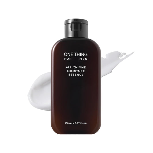 ONE THING FOR MEN All in One Moisture Essence 5.07 Fl Oz | 4-in-1 Soothing Mens Face Moisturizer, Toner, Aftershave Lotion, Daily Hydrating Serum, HA Hyaluronic Acid, Barrier Relief | Korean Skin Care-Velvo Beauty