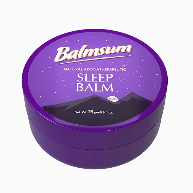 Natural Sleep Balm 100% Natural Scented Relaxing Balm for Children and Adults, Calming Night Balm, Organic Sleep Balm-25gm-Velvo Beauty