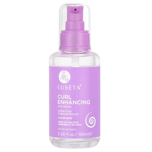 Luseta Curl Enhancing Hair Oil Define Curl & Restore Bounce Anti-frizzing and Smoothing for Curly Hair Type 3.38oz-Velvo Beauty