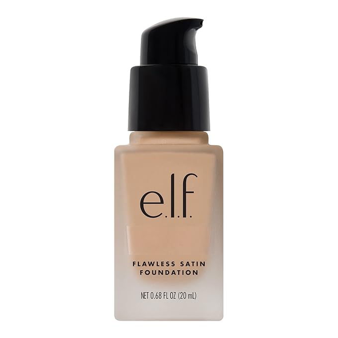 e.l.f. Flawless Finish Foundation, Lightweight & Medium Coverage, Semi-Matte Finish, Fawn, 0.68 Fl Oz (20mL)-Velvo Beauty