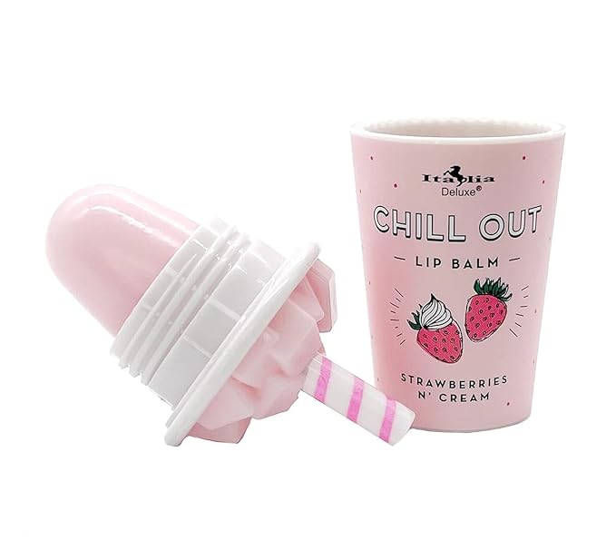 Chill Out Lip Balm 6 Piece Set - Caramel Macchiato, Pina Colada, Cotton Candy, Strawberries n' Cream, Very Berry, Matcha Milk Tea-Velvo Beauty