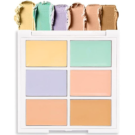 Concealer Cream Makeup Palette Color Corrector,Under Eye Brightener Concealer Dark Circle Concealer Palette,Waterproof Foundation Cream Based Makeup Palette Full Face Contour Kit for Beginners-Velvo Beauty