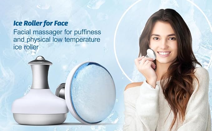 2 Pack Ice Roller for Face and Eyes, Facial Roller Device for Women, Ice Wand for Different Skin-Velvo Beauty