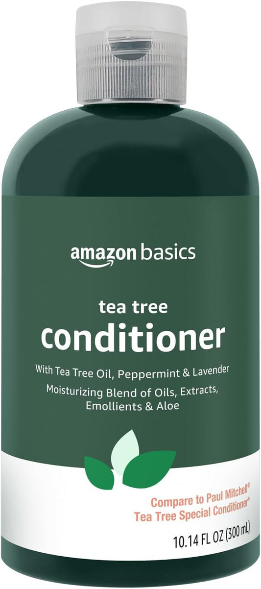 Amazon Basics Tea Tree Conditioner, 10.14 Fl Oz, Pack of 1-Velvo Beauty