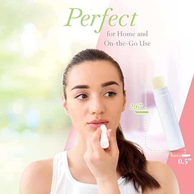 Lip Balm Bulk Unlabeled - Made in USA 150 Pack Cherry Bulk Chapstick - Natural Ingredients Vitamin E Shea Butter - Custom Chapstick Bulk For Party & Wedding Favors-Velvo Beauty