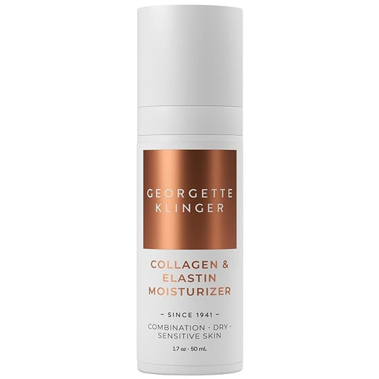 Georgette Klinger Collagen Elastin Moisturizer - Visibly Minimize Fine Lines And Wrinkles, Providing Hydration, Anti-Aging, Improves Tone, Tightness, and Elasticity - 1.7 oz-Velvo Beauty