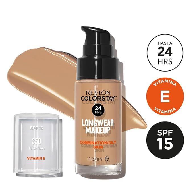 Revlon Colorstay Make Up Combination Oily Skin 350 Rich Tan 30ml-Velvo Beauty