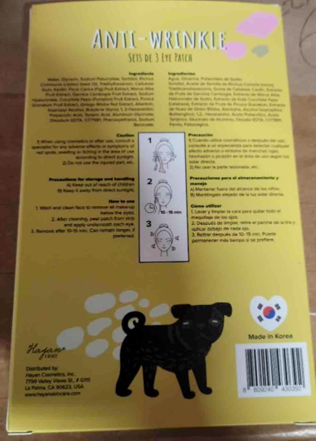 Under Eye Patch for Men and Women, Eye Patches with Anti-aging and Wrinkle Care 5 Count-Velvo Beauty