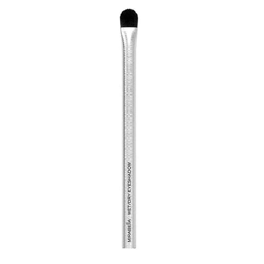 Mirabella Wet & Dry Eyeshadow Brush, Premium Professional Makeup Brush Collection, Cruelty-Free Synthetic Bristle Brush, Hand-Sculpted Brushed Aluminum Handle, Luxury Blending Brush for Makeup-Velvo Beauty