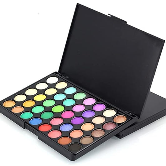 Eyeshadow Palette 40 Color Makeup Palettes Matte Eyeshadow Waterproof Makeup Mixer Palette Make-up For Women Beauty (Type A)-Velvo Beauty