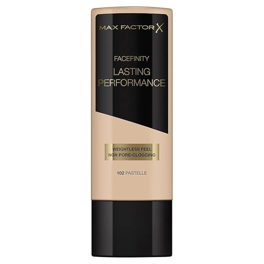Lasting Performance Long Lasting Foundation - 102 Pastelle by Max Factor for Women - 35 ml Foundation-Velvo Beauty