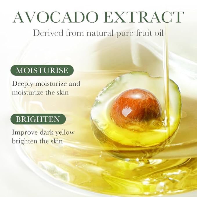 Avocado Skincare Sets, 6Pcs Skincare Gift Set with Facial Cleanser, Face Serum, Face Cream, Eye Cream, Toner, moisturizing Lotion, Anti Aging Skin Care Sets & Kits, Hydrating Facial Kit for women-Velvo Beauty