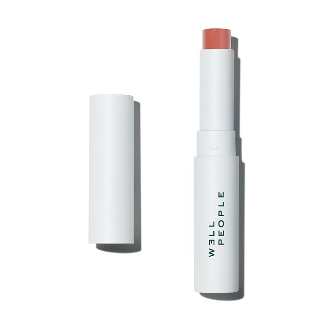 Well People Lip Butter SPF 15 Tinted Balm, Hydrating Lip Balm For Sun Protection & A Hint Of Color, Infused With Zinc, Vegan & Cruelty-free, Peach-Velvo Beauty