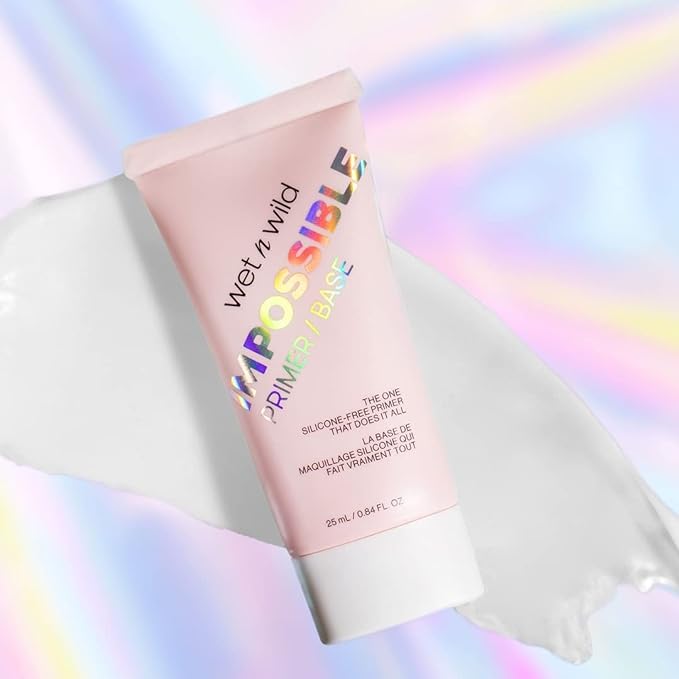 wet n wild Prime Focus Impossible Primer, Clear, Hydrating Matte Finish, 0.84 Fl Oz-Velvo Beauty