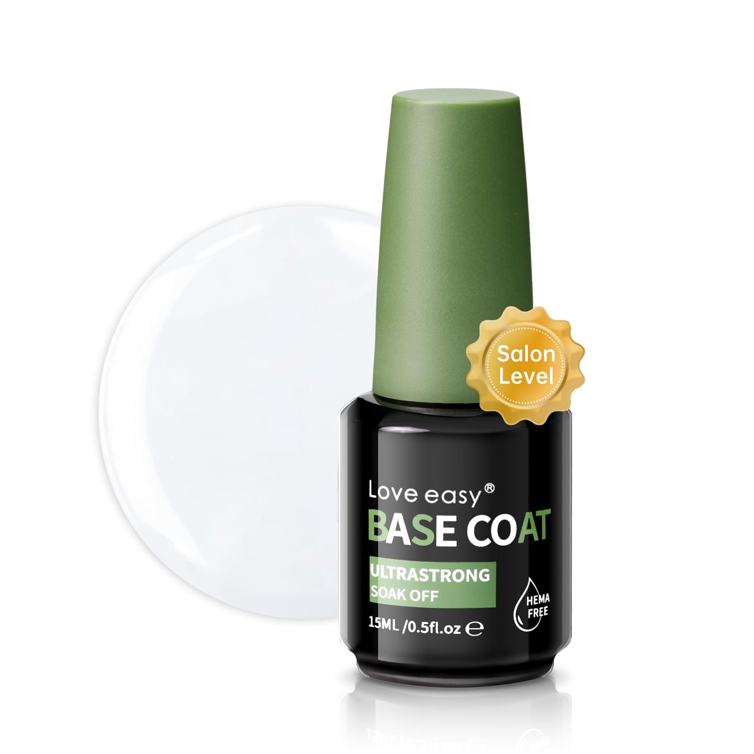 Hema Free Base Gel - Hypoallergenic Strong Adhesion (30+ Days) | Multi-Functional Clear Builder for Natural Nails & Extensions Gift for Women-Velvo Beauty