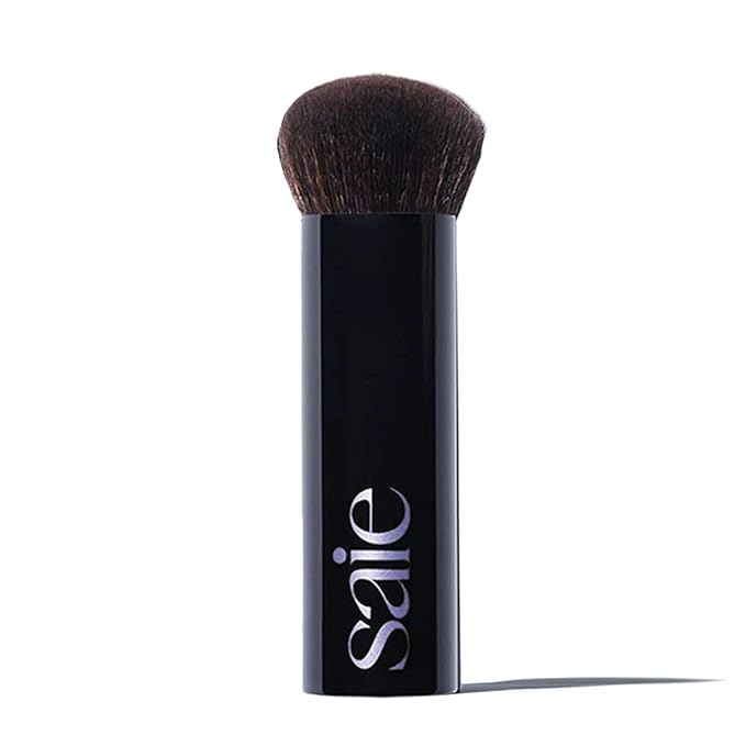 Saie The Big Liquid Foundation Brush - Soft, Multi-Use Makeup Brush for Buffing, Blending & Building - Made with Cruelty-Free, Synthetic Bristles & Creates a Seamless Finish (1 Count)-Velvo Beauty