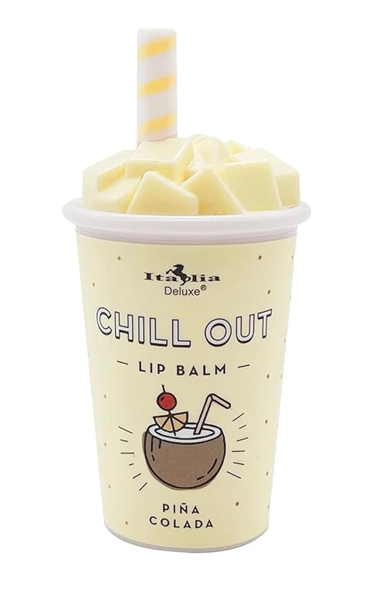 Chill Out Lip Balm 6 Piece Set - Caramel Macchiato, Pina Colada, Cotton Candy, Strawberries n' Cream, Very Berry, Matcha Milk Tea-Velvo Beauty