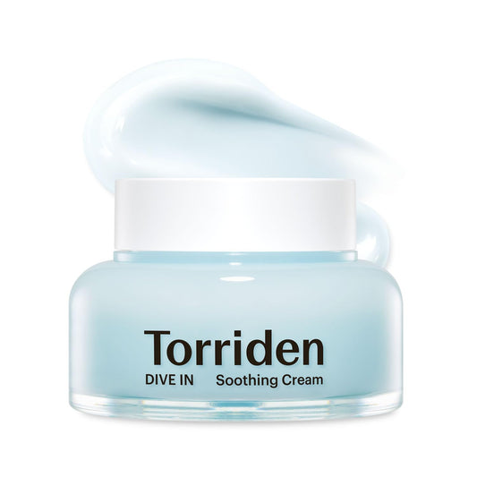 Torriden DIVE IN Hyaluronic Acid Soothing Cream 100ml (3.38 fl. oz) | Revitalizing Facial Moisturizer for Sensitive and Dry Skin | Hyaluronic Acid, Panthenol, Allantoin-Velvo Beauty