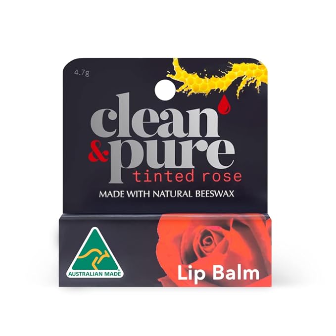 Lip Balm 2-Pack (Tinted Rose) | Manuka Honey Beauty Products | Lip Care Set With 100% All Natural Beeswax and Vitamin E Oil | Flavored Lip Balm for Dry, Chapped Lips-Velvo Beauty