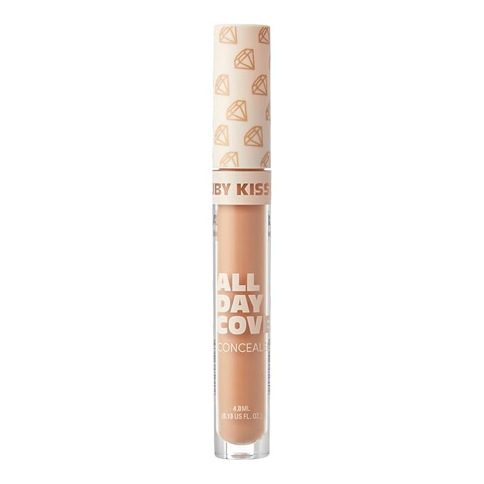 Ruby Kisses All Day Concealer Lightweight Full Coverage Multi-Use Concealer 0.13 Fl Oz (Medium Beige)-Velvo Beauty