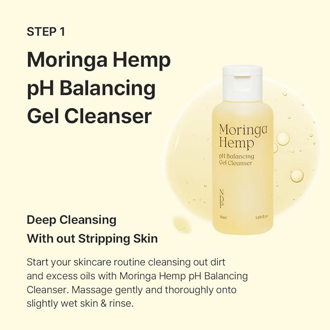 Travel Kit - Mini Travel Size Skincare Essentials - Moringa Hemp Gel Cleanser, Green Caper Toner Essence, Cica Bio-Placenta Cream, B9 Tone-Up Cream (4 items)-Velvo Beauty