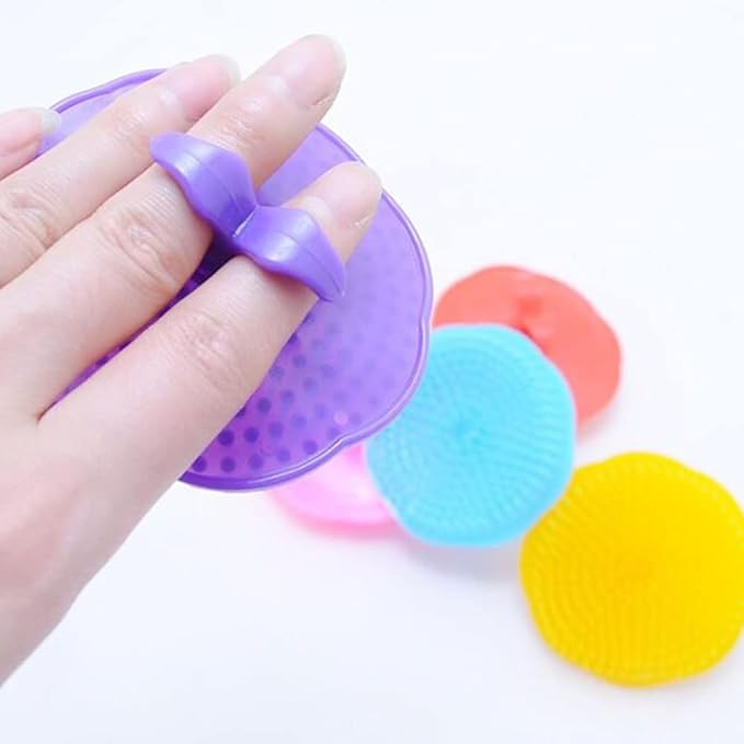 Hair Scalp Massage Shampoo Brush Massager (Assort Color_6 Pack), Color May Vary.-Velvo Beauty