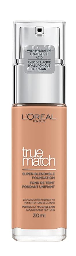 L'Oreal Paris New True Match Foundation 30ml - 5D/5W Golden Sand-Velvo Beauty