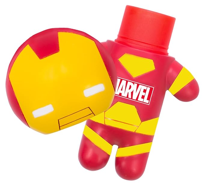 Lip Smacker Marvel Iron Man Keychain Lip Balm & Lippy Pals Bunny Rabbit Carrot Cake Lip Balm Bundle-Velvo Beauty