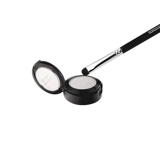 Curved Smudge Eyeshadow Brush, EIGSHOW Small Round Top Blending Eye Shadow with Synthetic Bristles for Smokey Cat Eye Makeup (E832)-Velvo Beauty