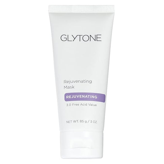 Glytone Rejuvenating Mask - 3% Pure Glycolic Acid, Lactic Acid, Vitamin C & Collagen - Purify & Exfoliate - For All Skin Types - Fragrance-Free - 3 fl. oz.-Velvo Beauty