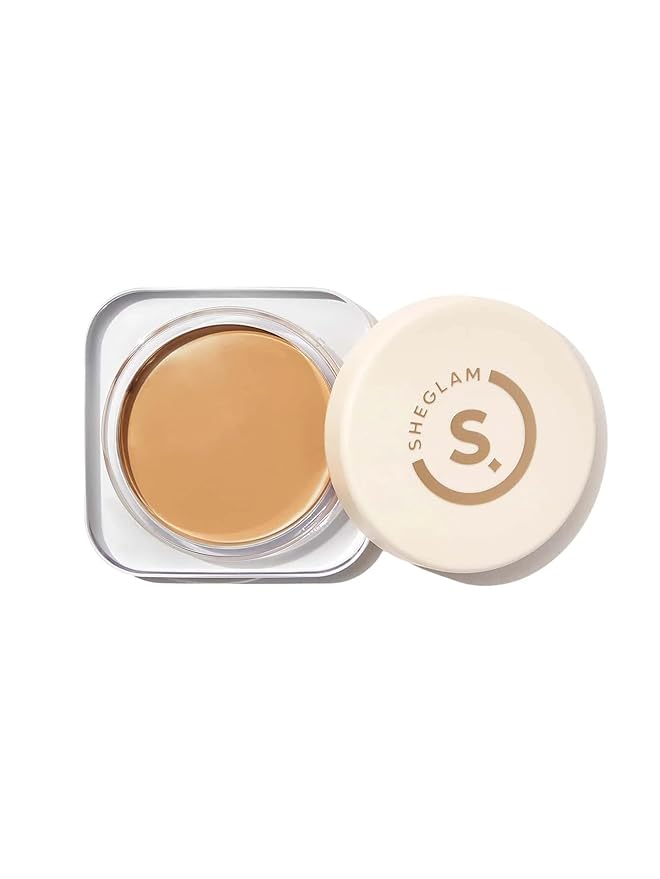 SHEGLAM Hydrating Cream Full Coverage Foundation Balm Long Lasting Concealer Face Foundation for Dry Skin - Wheat-Velvo Beauty