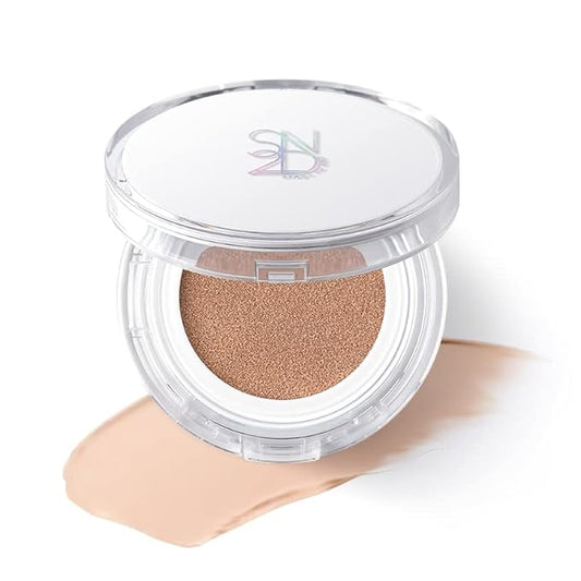 S2ND Zero Fit Matte Cushion Natural Coverage Foundation Air Cushion, Long-Lasting Hydrating Compact (#Pure Light (#17~19))-Velvo Beauty