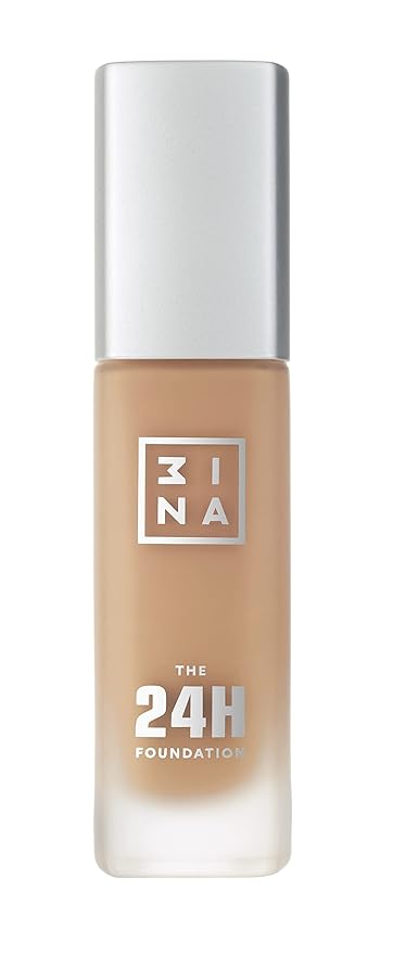 3INA The 24H Foundation 633-24H Long-Wearing Formula - Medium To High Buildable Coverage - Smooth Matte Finish - Expanded Shade Selection - Waterproof, Cruelty Free, Vegan Makeup - 1.01 Oz-Velvo Beauty
