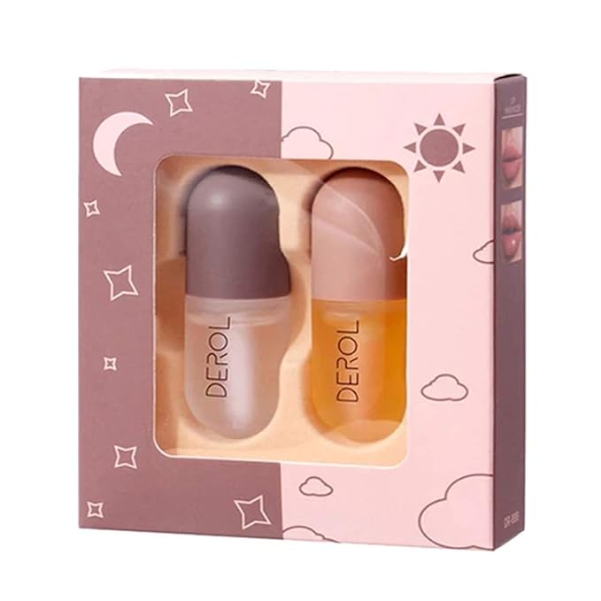 Lip Plumper,Derol Lip Plumper by NVYUE,Natural Lip Plumper and Lip Care Serum,Lip Enhancer for Fuller(2PCS)-Velvo Beauty