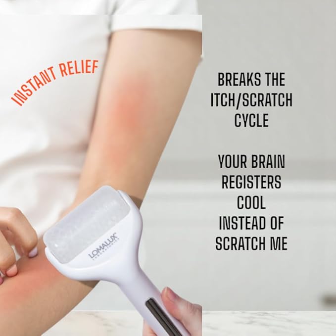 Cool IT! ICE Roller - Whole Body Cold Therapy Temporarily Relieves Skin Itch, Skin Irritation, Eczema, Skin Rashes, Minor Burns, Sunburn-Velvo Beauty