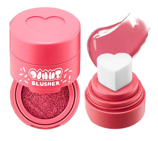 Stamp Liquid Blush Stamp Blush with Heart Shaped Applicator Natural Long Lasting Blush, Light and Airy Makeup for Women (5)-Velvo Beauty